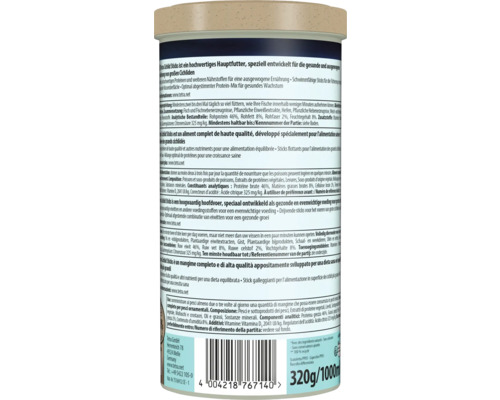 Tetra Cichlid Sticks krmivo pre ryby, 320 gramov