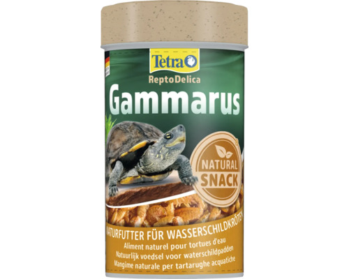 Tetra ReptoDelica Gammarus krmivo pre vodné korytnačky dóza