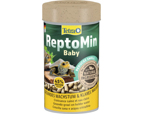 Krmivo pre vodné korytnačky Tetra ReptoMin Baby 100ml Krmivo pre plazy Tetra ReptoMin Baby v dóze