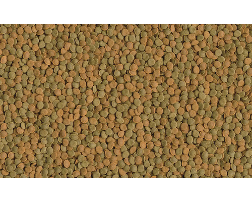 Detailný záber peliet pre krmivo pre ryby