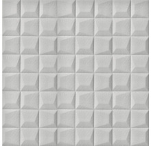 Štvorcová obkladačka s 3D pyramídovým dizajnom do interiéru