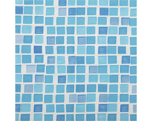 Bazénová fólia Mosaic pre bazén 5,5 m x 3,7 m x 1,2 m Vzor mozaikových dlaždíc so štvorcovými modrými dlaždicami
