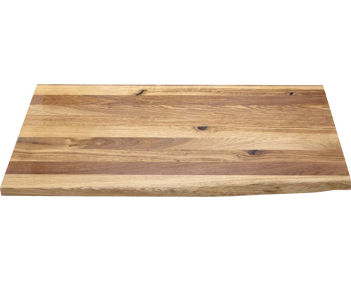 Doska pod umývadlo bez výrezu PXSolid dub prírodný 80 x 46 cm Drevená doska z duba