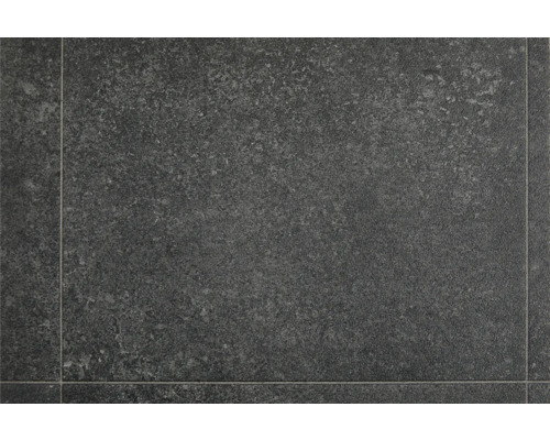 PVC podlaha CPN Massiv 200 cm 2,5/0,25 antracit 598 (metráž) Detail tmavej dlaždice s mierne štruktúrovaným povrchom
