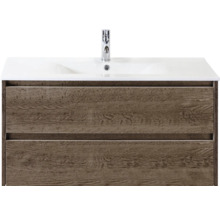 Skrinka pod umývadlo s dvoma zásuvkami a umývadlom na dosku