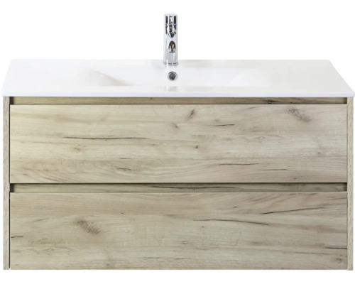 Skrinka pod umývadlo s dvoma zásuvkami a umývadlom