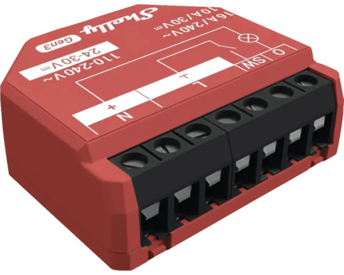 Relé inteligentnej domácnosti Shelly Gen3