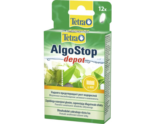 Tetra AlgoStop depot prípravok proti riasam pre akvária, balenie 12 kusov