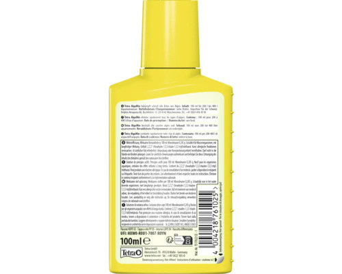 Tetra AlguMin prípravok proti riasam v 100 ml fľaši