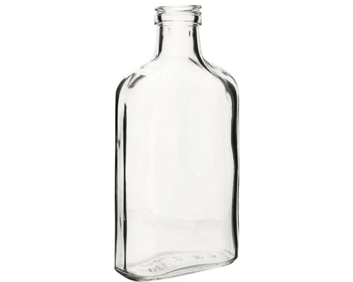 Sklenená fľaša typu ploskačka 100 ml