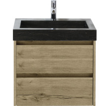 Skrinka pod umývadlo s dvoma zásuvkami, umývadlo a armatúra