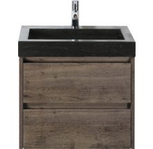 Skrinka pod umývadlo s dvomi zásuvkami a umývadlom