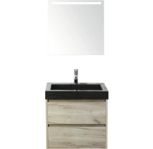 Umývadlová zostava so zrkadlom a dvoma zásuvkami