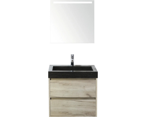 Umývadlová zostava so zrkadlom a dvoma zásuvkami