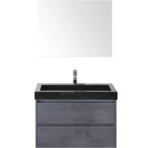 Umývadlová skrinka so zrkadlom a dvoma zásuvkami do kúpeľne