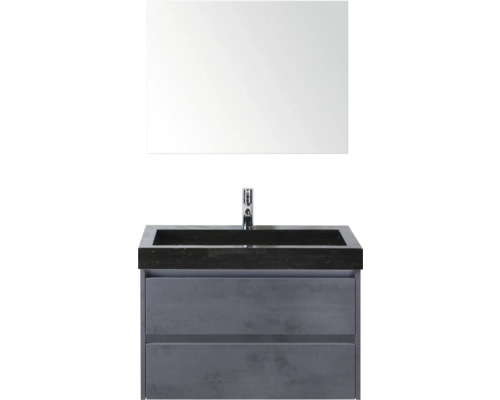 Umývadlová skrinka so zrkadlom a dvoma zásuvkami do kúpeľne