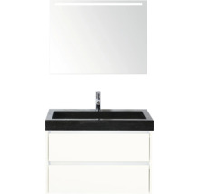 Kombinácia umývadla so zrkadlom a spodnou skrinkou