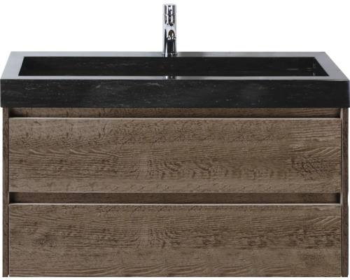 Skrinka pod umývadlo s dvomi zásuvkami a umývadlom