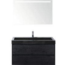 Umývadlová zostava so zrkadlom a dvoma zásuvkami