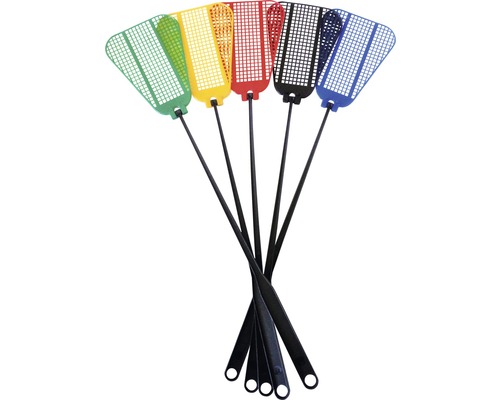 Sada viacfarebných plastových plácačiek na muchy