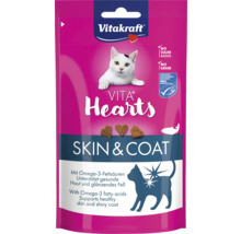 Vitakraft Vita Hearts Skin and Coat krmivo pre mačky vo vrecku