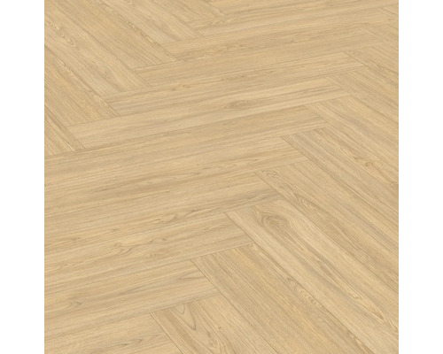Laminátová podlaha 8.0 Nature Sense EL2152 Pokládka svetlej laminátovej podlahy do rybej kosti