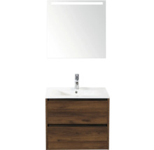 Kombinácia umývadla so zrkadlom a spodnou skrinkou