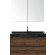 Umývadlová zostava s umývadlom, spodnou skrinkou a zrkadlovou skrinkou