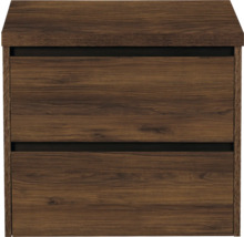 Drevený nočný stolík s dvomi zásuvkami