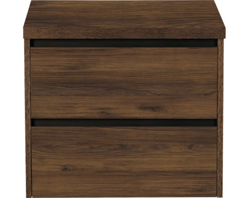 Drevený nočný stolík s dvomi zásuvkami