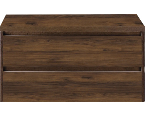 Spodná skrinka z dreva s dvoma zásuvkami