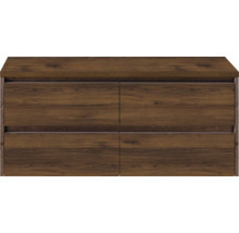 Skrinka pod umývadlo so štyrmi zásuvkami vo vzhľade dreva