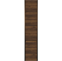 Úzka vysoká skrinka s dreveným vzhľadom