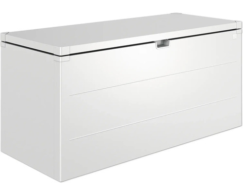 Biely plastový úložný box s vekom