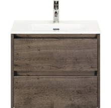 Skrinka pod umývadlo s dvomi zásuvkami a umývadlom