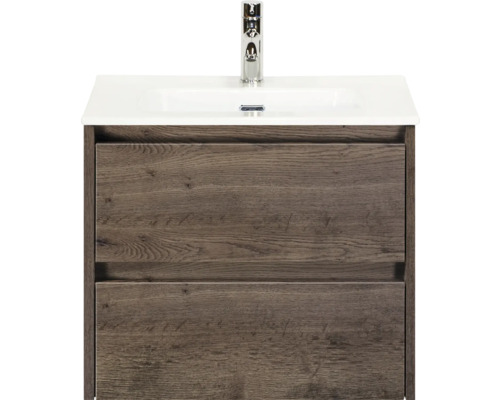 Skrinka pod umývadlo s dvomi zásuvkami a umývadlom