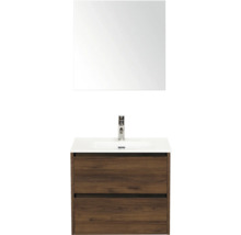 Skrinka pod umývadlo s umývadlom a zrkadlom do kúpeľne