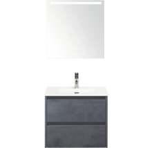 Umývadlo so zrkadlom a spodnou skrinkou