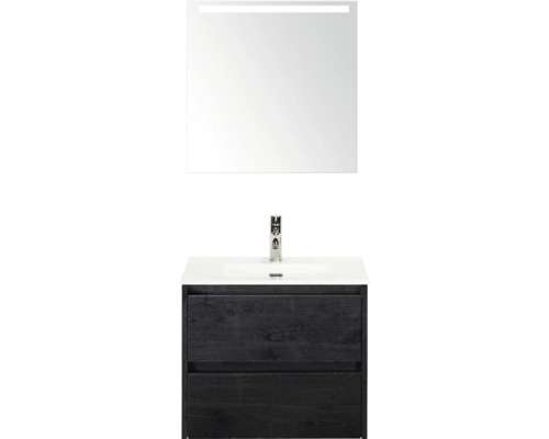 Umyvadlová zostava so zrkadlom a spodnou skrinkou