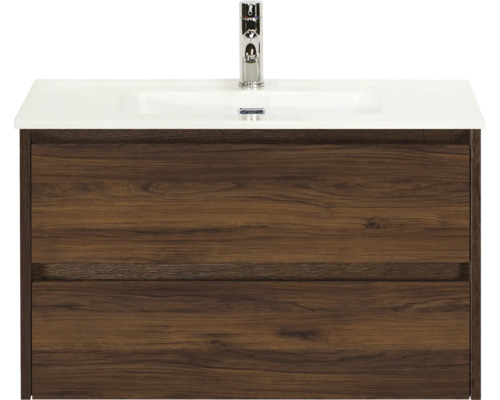 Skrinka pod umývadlo s dvoma zásuvkami, umývadlo a vodovodná batéria