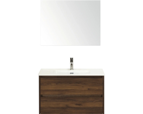 Umývadlo so zrkadlom a spodnou skrinkou