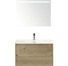 Umývadlová zostava so zrkadlom a spodnou skrinkou