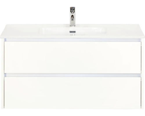 Skrinka pod umývadlo s dvoma zásuvkami a batériou