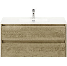 Skrinka pod umývadlo s dvomi zásuvkami a umývadlom