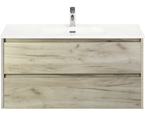 Skrinka pod umývadlo s dvoma zásuvkami a umývadlom