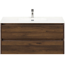 Skrinka pod umývadlo s dvomi zásuvkami a umývadlom na dosku