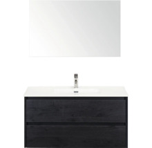 Umývadlo so zrkadlom a skrinkou