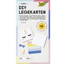 DIY vzdelávacie karty 6 x 6 cm, 60 kusov