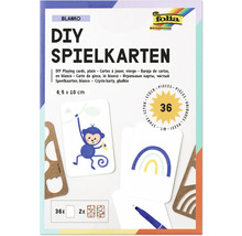 Sada DIY hracích kariet so šablónami a perom