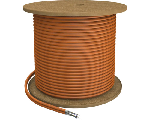 Káblový bubon s oranžovým káblom